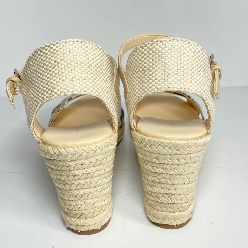 Nine West‎ JoyDyn8 Espadrille Sandals Snake Prints